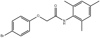 2-(4-Bromophenoxy)-N-(2,4,6-trimethylphenyl)acetamide Struktur