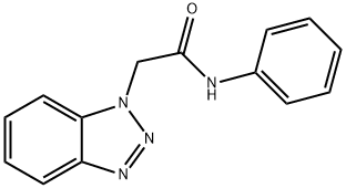 2-(1H-1,2,3-Benzotriazol-1-yl)-N-phenylacetamide Mixture of isomers Struktur