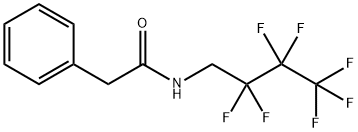 N-(2,2,3,3,4,4,4-Heptafluorobutyl)-2-phenylacetamide Struktur