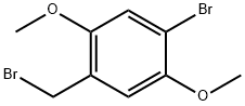 Benzene, 1-bromo-4-(bromomethyl)-2,5-dimethoxy- Struktur