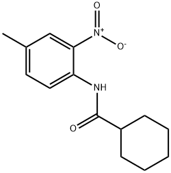 N-(4-Methyl-2-nitrophenyl)cyclohexanecarboxamide Struktur