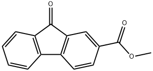 9H-Fluorene-2-carboxylic acid, 9-oxo-, methyl ester Struktur