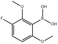 Boronic acid, (3-fluoro-2,6-dimethoxyphenyl)- (9CI) Struktur