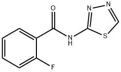 Benzamide, 2-fluoro-N-1,3,4-thiadiazol-2-yl- Struktur