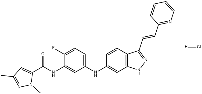 化合物 AG-13958 MONOHYDROCHLORIDE 結(jié)構(gòu)式