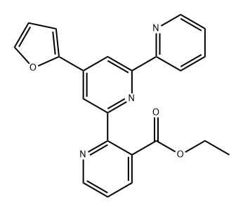 [2,2':6',2''-Terpyridine]-3-carboxylic acid, 4'-(2-furanyl)-, ethyl ester (9CI)