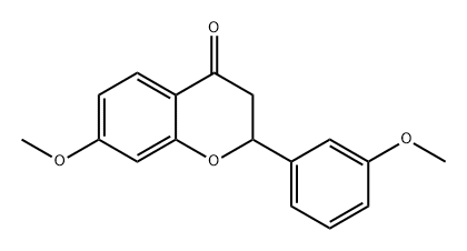 4H-1-Benzopyran-4-one, 2,3-dihydro-7-methoxy-2-(3-methoxyphenyl)-