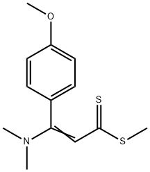 2-Propene(dithioic) acid, 3-(dimethylamino)-3-(4-methoxyphenyl)-, methyl ester