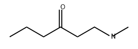 3-Hexanone, 1-(methylamino)- Struktur