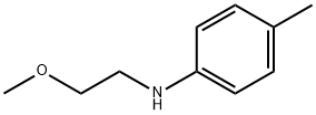 Benzenamine, N-(2-methoxyethyl)-4-methyl- Struktur