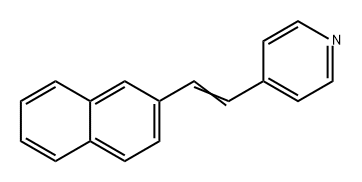 Pyridine, 4-[2-(2-naphthalenyl)ethenyl]- Struktur