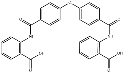 2,2'-((4,4'-oxybis(benzoyl))bis(azanediyl))dibenzoic acid Struktur