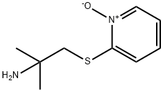 2-Propanamine,2-methyl-1-[(1-oxido-2-pyridinyl)thio]-(9CI) Struktur