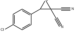 2,2-Oxiranedicarbonitrile, (4-chlorophenyl)- Struktur