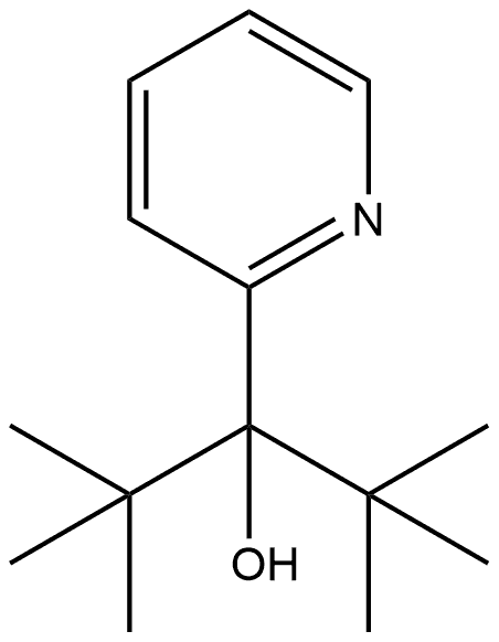 2-Pyridinemethanol, α,α-bis(1,1-dimethylethyl)- Struktur