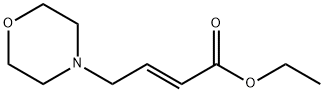 2-Butenoic acid, 4-(4-morpholinyl)-, ethyl ester, (2E)- Struktur