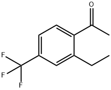 2'-Ethyl-4'-(trifluoromethyl)acetophenone Struktur