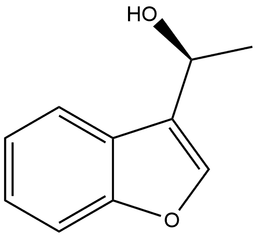 (1S)-1-(1-benzofuran-3-yl)ethan-1-ol Struktur