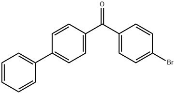 Methanone, [1,1'-biphenyl]-4-yl(4-bromophenyl)- Struktur