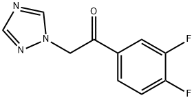 Ethanone, 1-(3,4-difluorophenyl)-2-(1H-1,2,4-triazol-1-yl)- Struktur