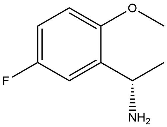 (1S)-1-(5-fluoro-2-methoxyphenyl)ethan-1-amine Struktur