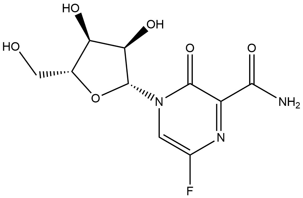 T-705 Ribofuranose Struktur