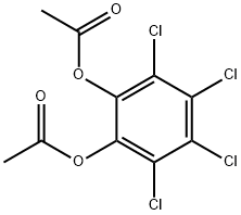 1,2-Benzenediol, 3,4,5,6-tetrachloro-, 1,2-diacetate Struktur