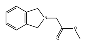 2H-Isoindole-2-acetic acid, 1,3-dihydro-, methyl ester Struktur