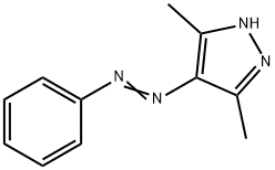 1H-Pyrazole, 3,5-dimethyl-4-(2-phenyldiazenyl)- Struktur