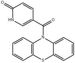 5-(10H-Phenothiazin-10-ylcarbonyl)-2(1H)-pyridinone Struktur