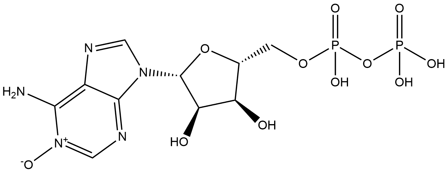 Adenosine 5'-(trihydrogen diphosphate), 1-oxide (9CI) Struktur