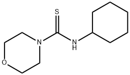 (Cyclohexylamino)morpholin-4-ylmethane-1-thione Struktur