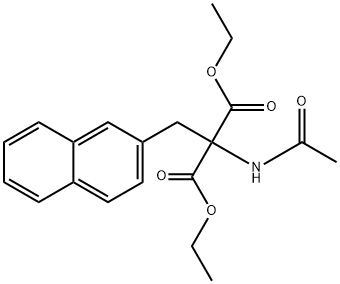 Propanedioic acid, 2-(acetylamino)-2-(2-naphthalenylmethyl)-, 1,3-diethyl ester