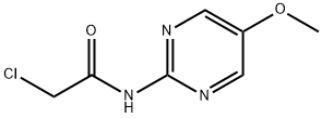 2-Chloro-N-(5-methoxypyrimidin-2-yl)acetamide Struktur