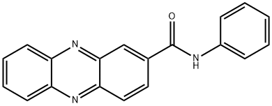 2-Phenazinecarboxamide, N-phenyl- Struktur