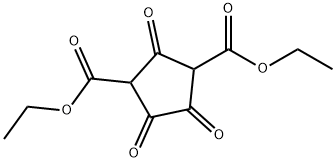 1,3-Cyclopentanedicarboxylic acid, 2,4,5-trioxo-, diethyl ester (9CI) Struktur