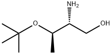 1-Butanol, 2-amino-3-(1,1-dimethylethoxy)-, (2R,3R)- Struktur