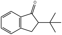 1H-Inden-1-one, 2-(1,1-dimethylethyl)-2,3-dihydro- Struktur