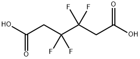 Hexanedioic acid, 3,3,4,4-tetrafluoro- Struktur