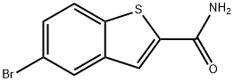 5-Bromobenzo[b]thiophene-2-carboxamide Struktur