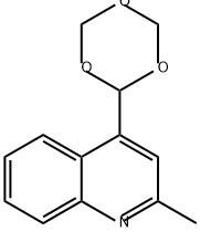 Quinoline, 2-methyl-4-(1,3,5-trioxan-2-yl)-