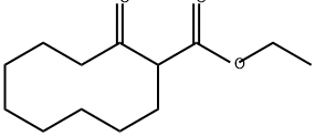 Cyclodecanecarboxylic acid, 2-oxo-, ethyl ester Struktur