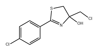 4-Thiazolol, 4-(chloromethyl)-2-(4-chlorophenyl)-4,5-dihydro-