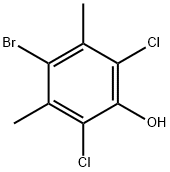 Phenol, 4-bromo-2,6-dichloro-3,5-dimethyl- Struktur