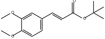 2-Propenoic acid, 3-(3,4-dimethoxyphenyl)-, 1,1-dimethylethyl ester, (2E)-