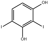 2,4-diiodobenzene-1,3-diol Struktur