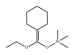 Cyclohexane, [ethoxy[(trimethylsilyl)oxy]methylene]-