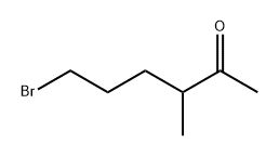 2-Hexanone, 6-bromo-3-methyl- Struktur