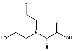 2-(Bis(2-hydroxyethyl)amino)propanoic acid Struktur