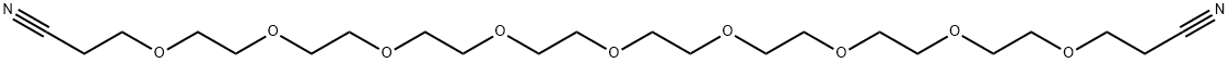 4,7,10,13,16,19,22,25,28-Nonaoxahentriacontanedinitrile Struktur